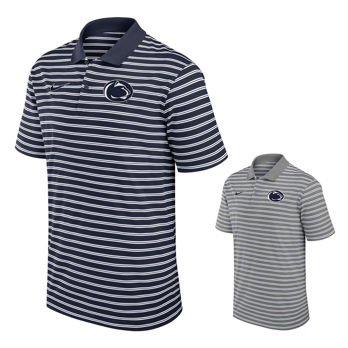 Penn State Nike Striped Polo