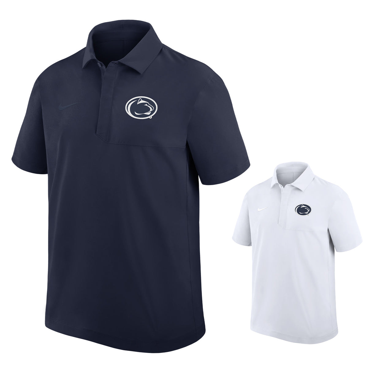 Penn State Nike Sideline Woven Dri-Fit Polo Dress Shirt