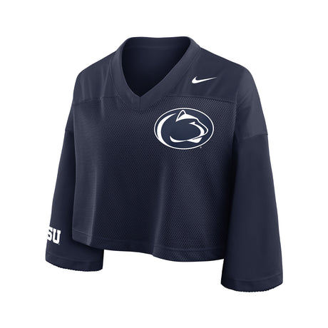 Penn State Women's Nike Cropped Football Jersey