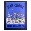 State College 11X14 JM Bar Crawl Night #2 Print