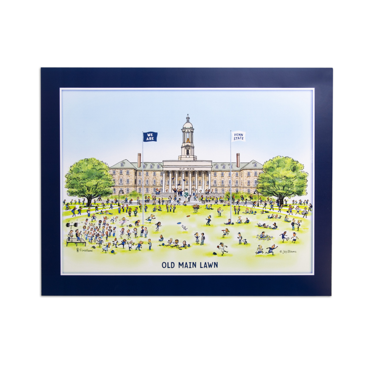 Penn State 11X14 JM Old Main Print