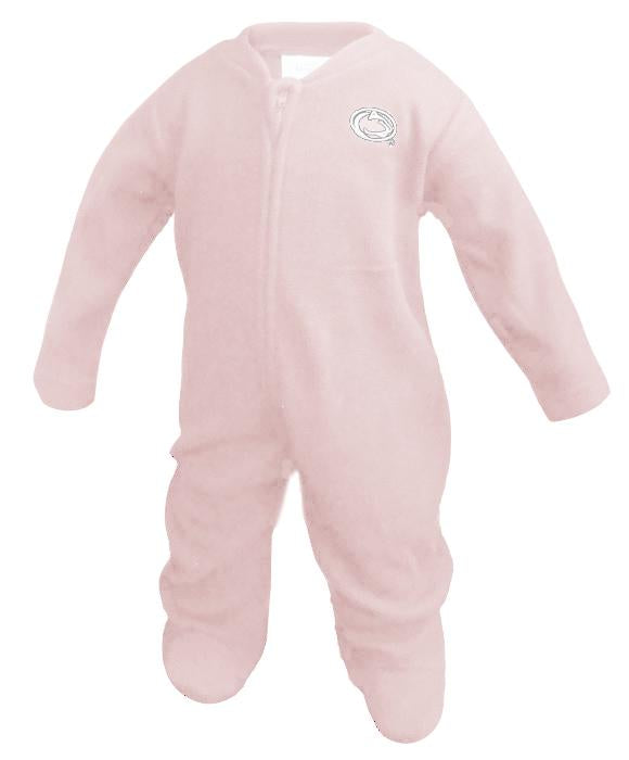 Penn State Infant Fleece Footed Romper