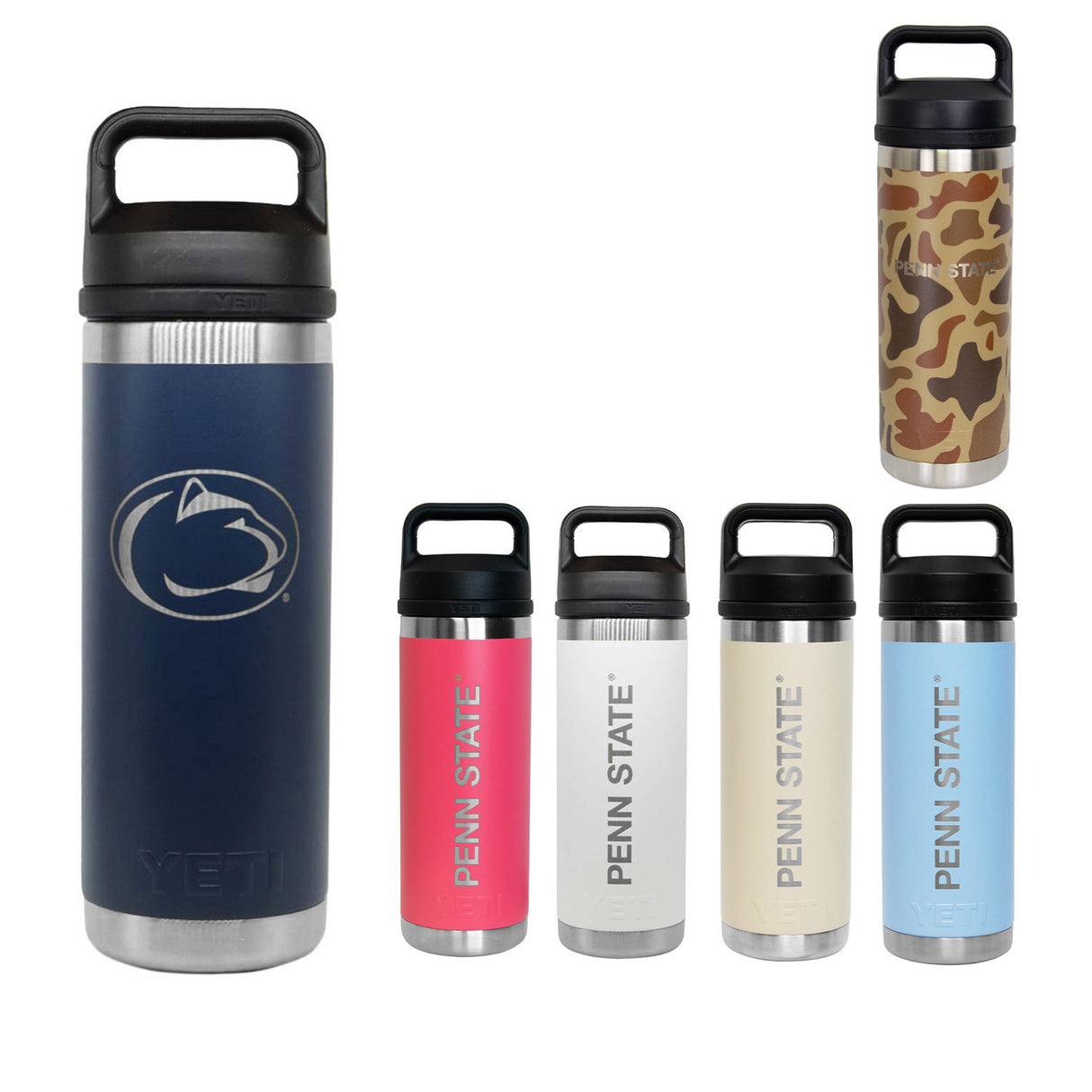 Penn State Yeti 18oz Rambler Chug Cap Bottle