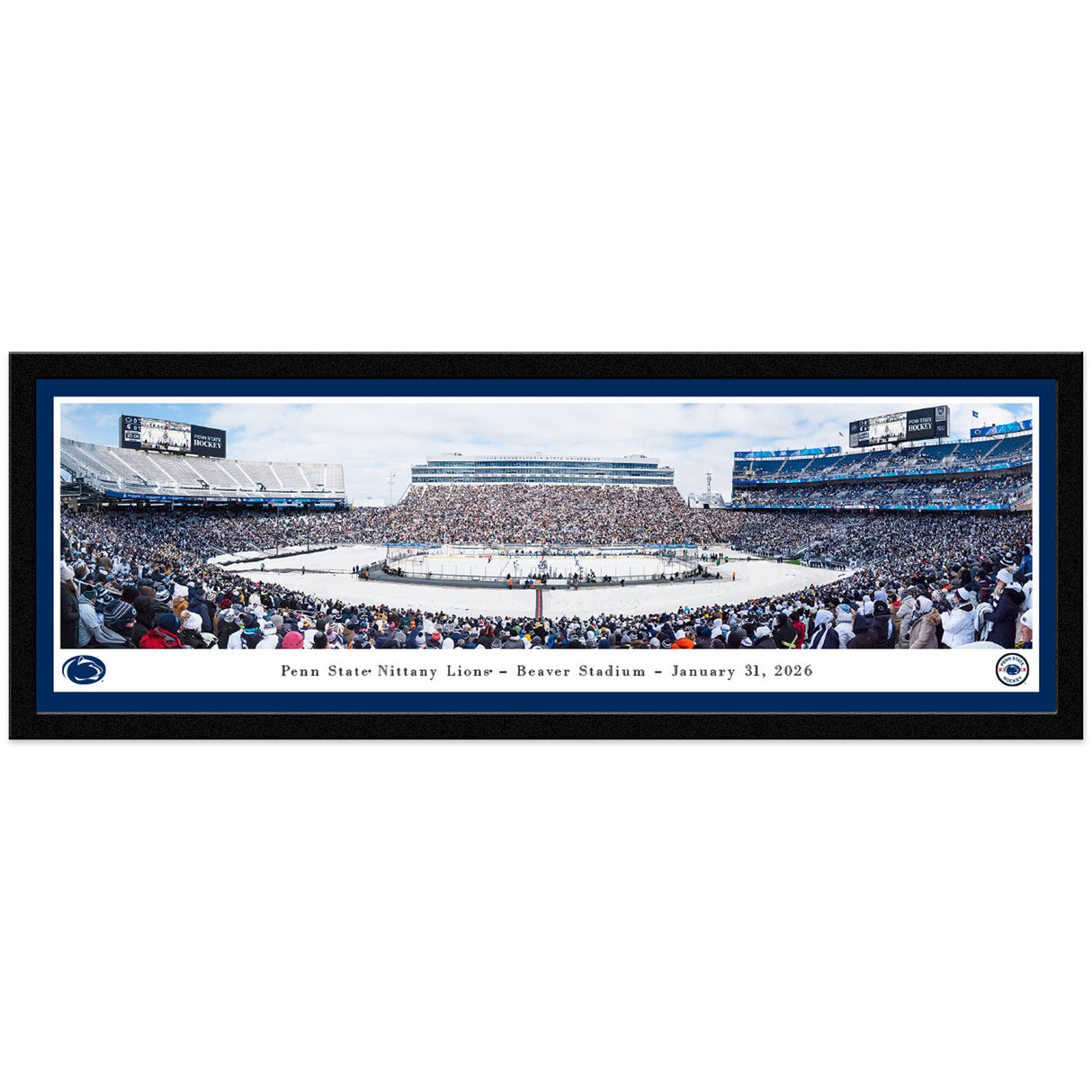 Penn State 2026 Hockey Valley At Beaver Stadium Select Frame Panorama Print
