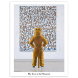 Penn State 20X24 Tom Mosser "Lion At The Museum" Print