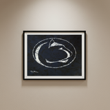 Penn State 20X24 Tom Mosser Logo Blue Print