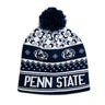 Penn State Nordic Pom Knit Hat