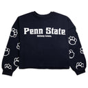 Penn State Women's Midi Paws Crew Sweatshirt