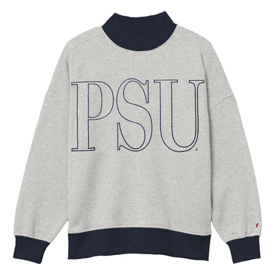 Penn State Women's Diana Colorblock Mock-Neck Crew