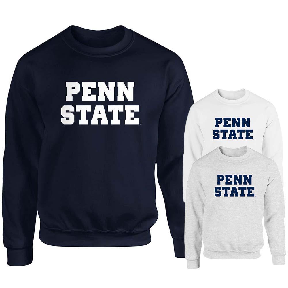 Penn State Block Bold Crew Sweatshirt