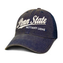 Penn State Athletic Script Snapback Trucker Hat