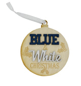 Penn State Blue & White Wood Ornament