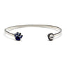 Penn State Crystal Paw Bangle Bracelet