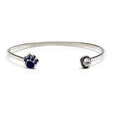 Penn State Crystal Paw Bangle Bracelet