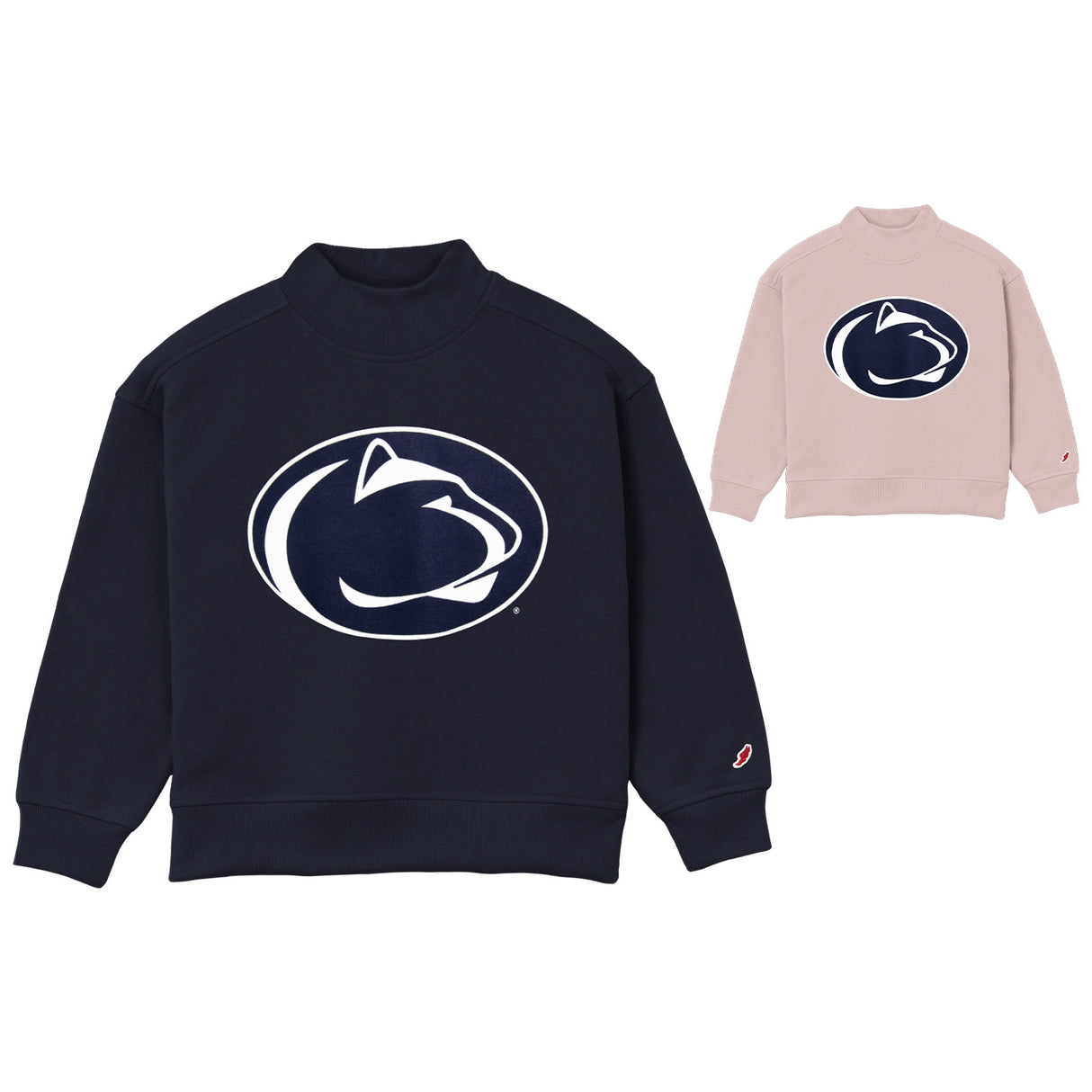 Penn State Youth Diana Mock-Neck Crew