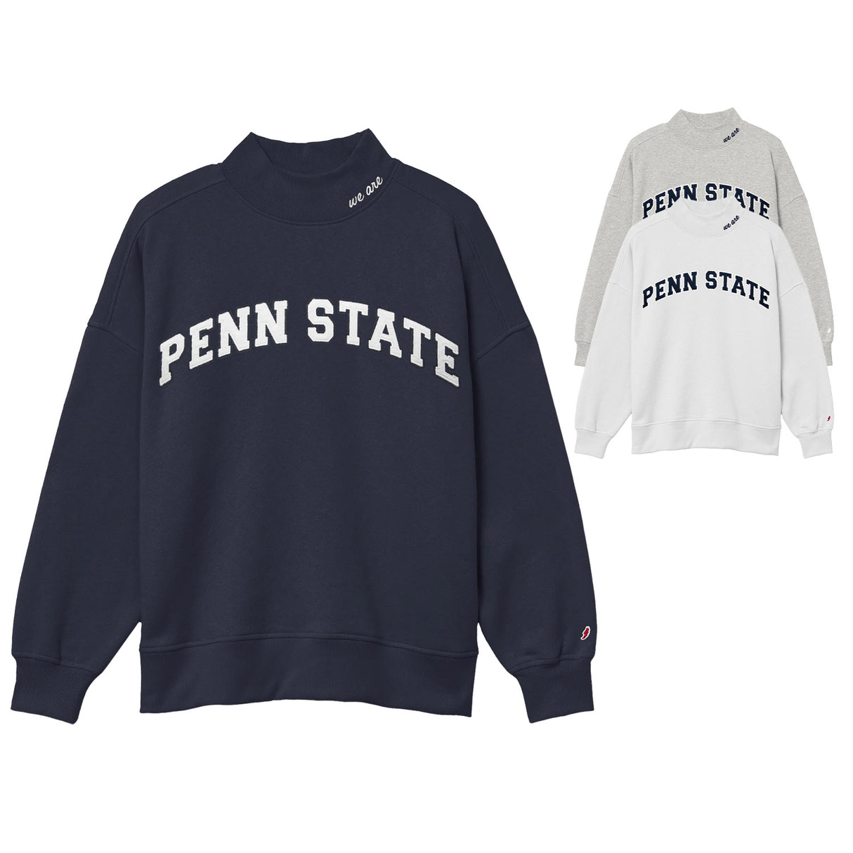 Penn State League Women's We Are Diana Mock-Neck Crew