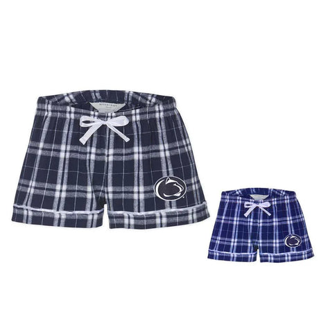 Penn State Women's Flannel Sleep Shorts