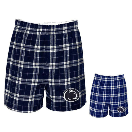 Penn State Men's Flannel Sleep Shorts