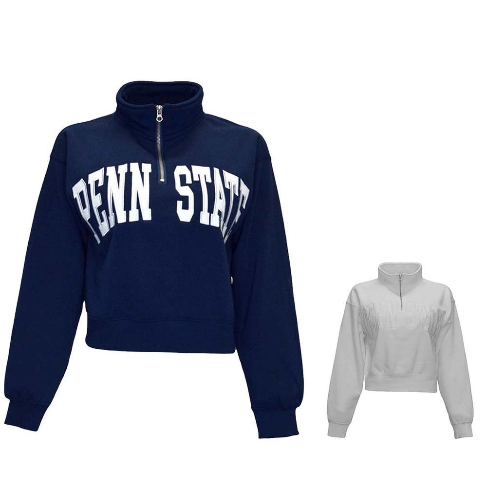 Penn State Women's Cropped Quarter-Zip