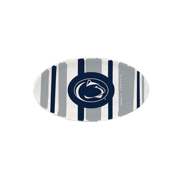 Penn State Melamine Stripe Oval Platter