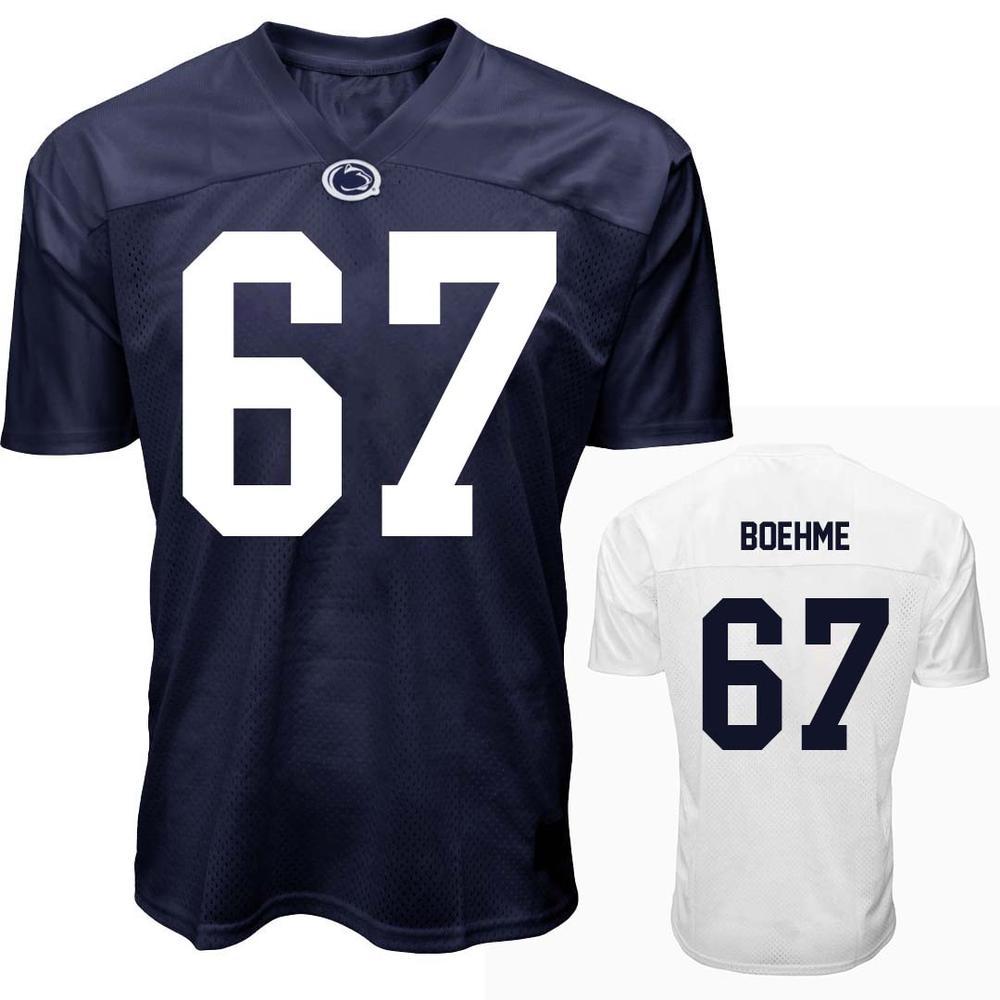Penn State NIL Henry Boehme #67 Football Jersey