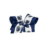 Penn State Alligator Clip Jumbo Layered Bow