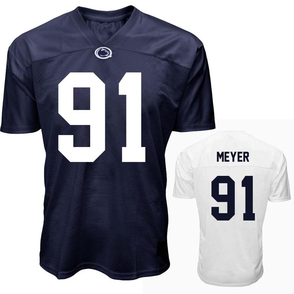 Penn State Youth NIL Chase Meyer #91 Football Jersey