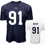 Penn State Youth NIL Chase Meyer #91 Football Jersey