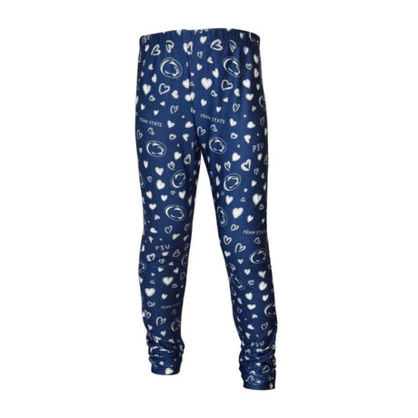 Penn State Toddler Heart Violet Leggings