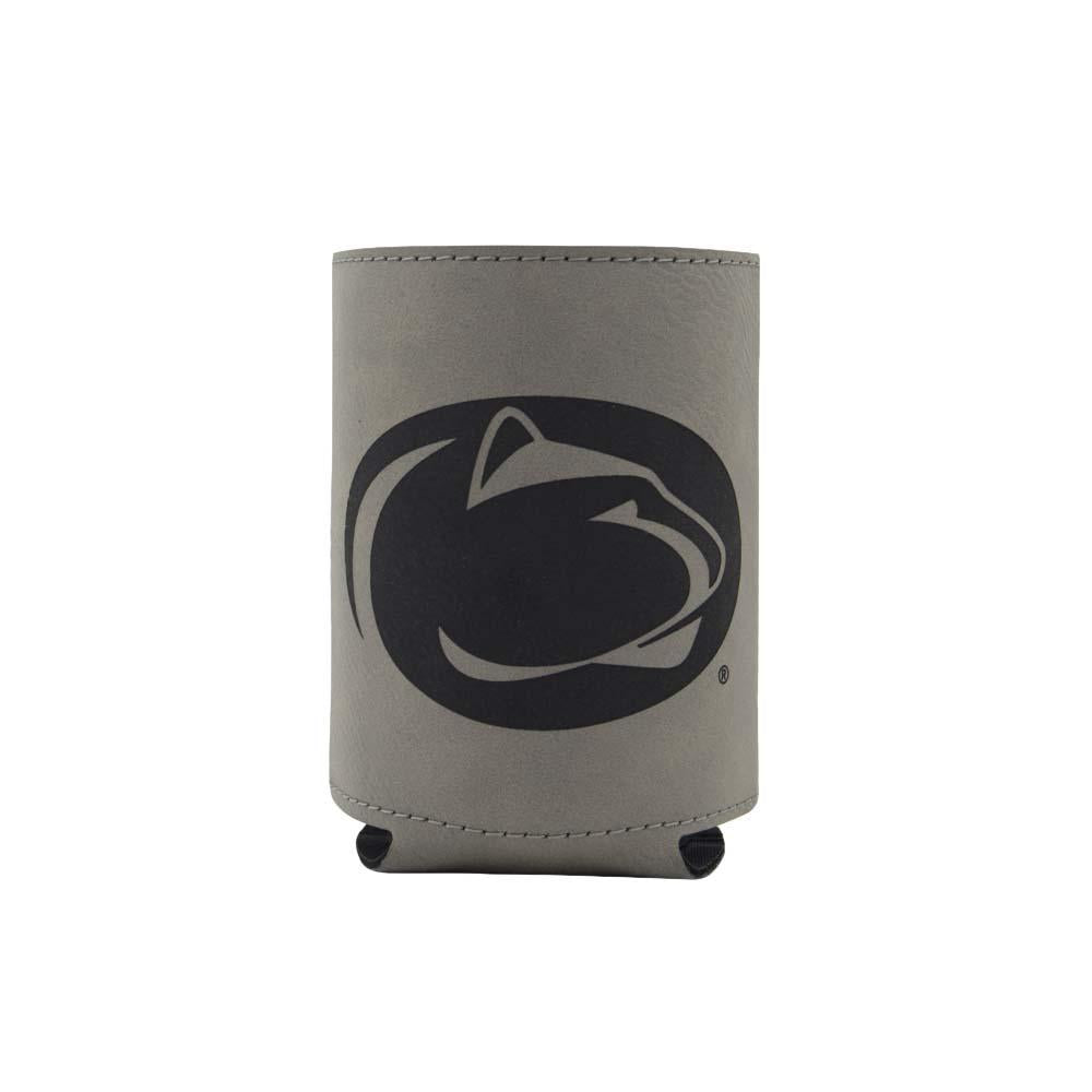Penn State Logo Faux Leather Can Cooler