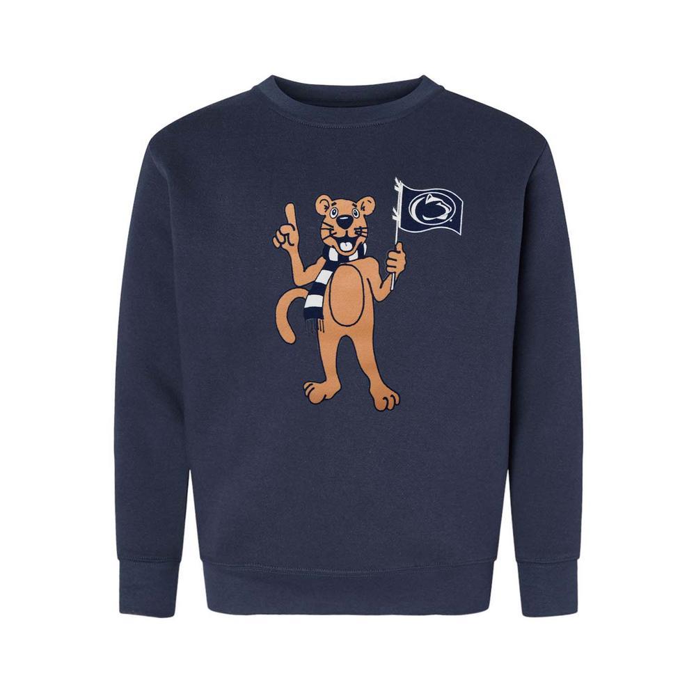 Penn State Youth Mascot Flag Crew Sweatshirt