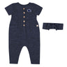 Penn State Infant Fleet Romper With Headband