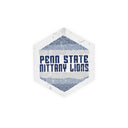 Penn State Epicenter Hexagon Wooden Magnet