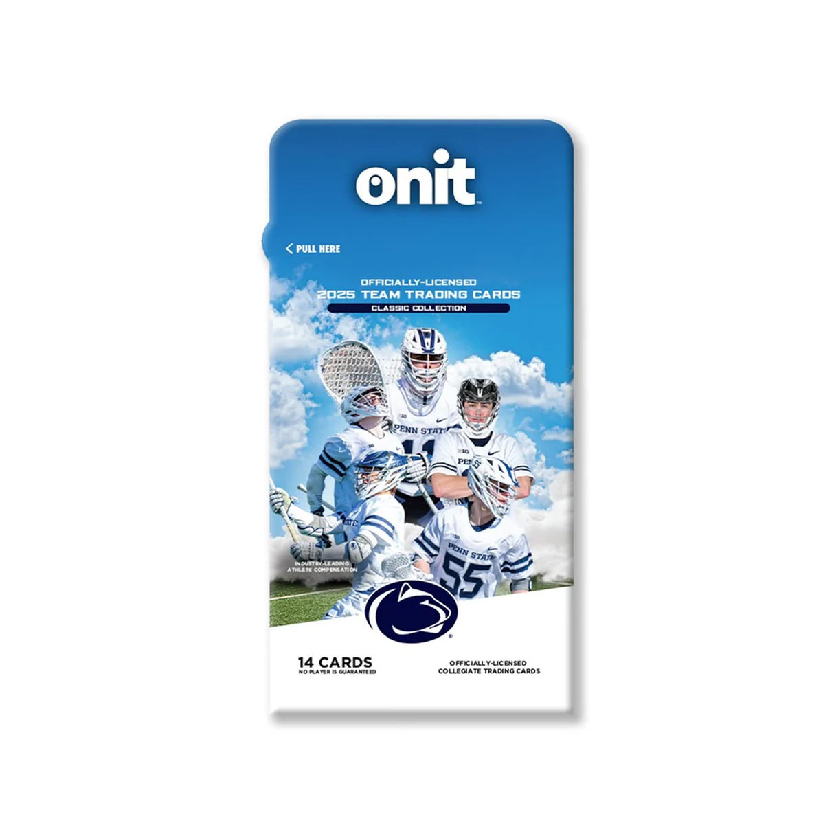 Penn State 2025 Men's Lacrosse 14 Count Trading Card Pack