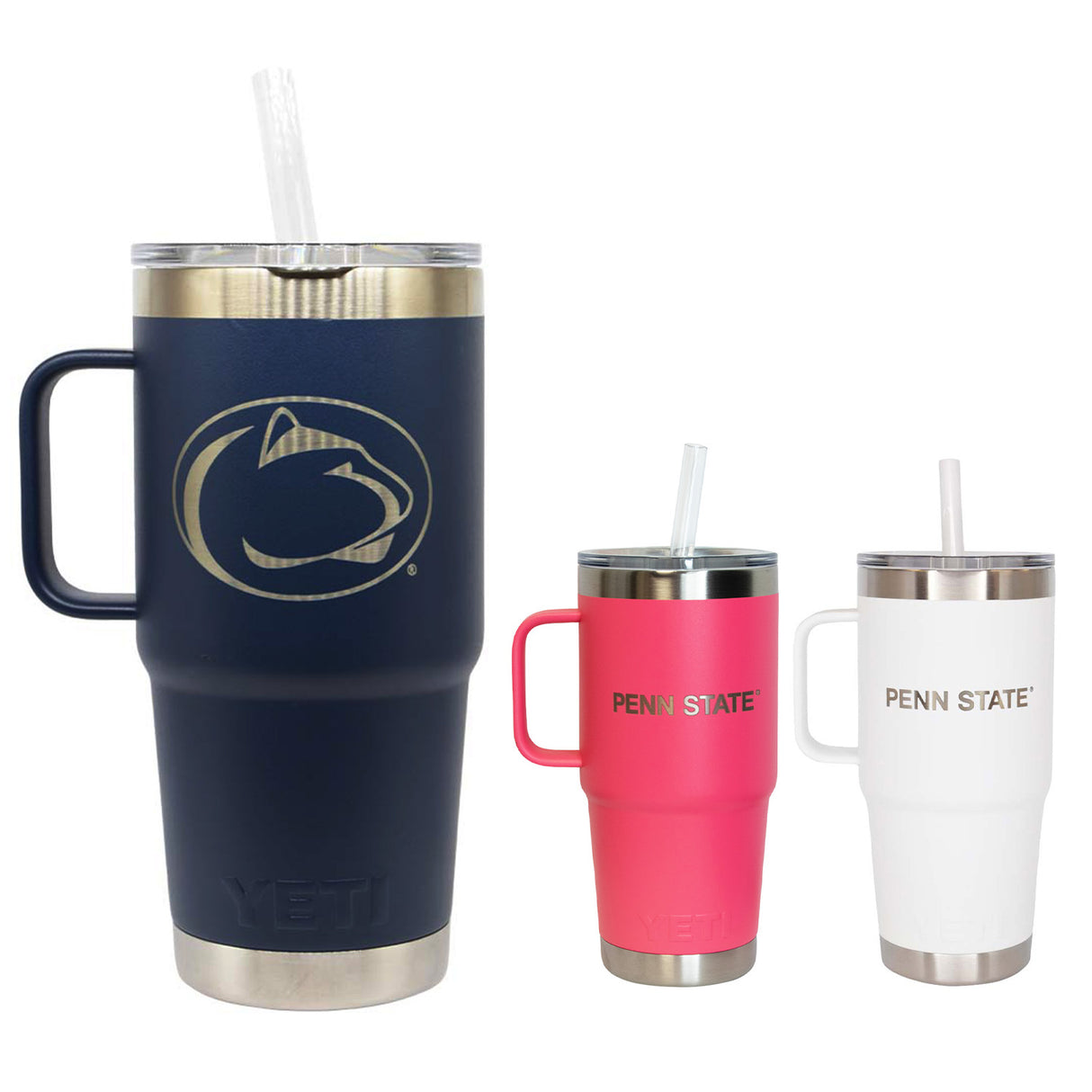Penn State Yeti 25oz Straw Mug