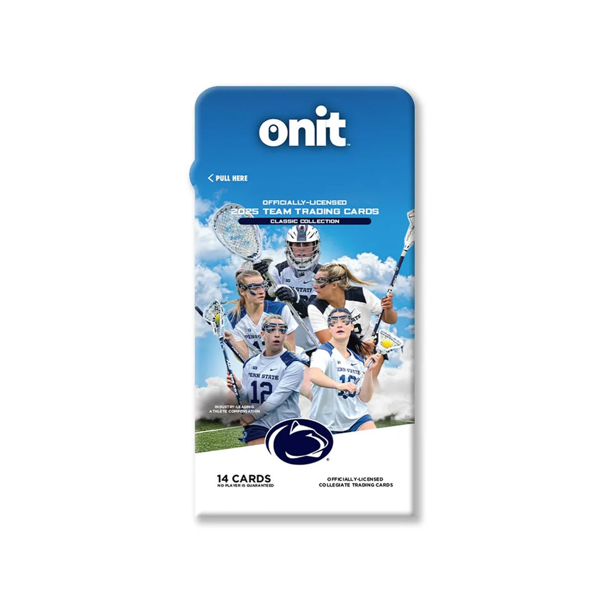 Penn State 2025 Women's Lacrosse 14 Count Trading Card Pack