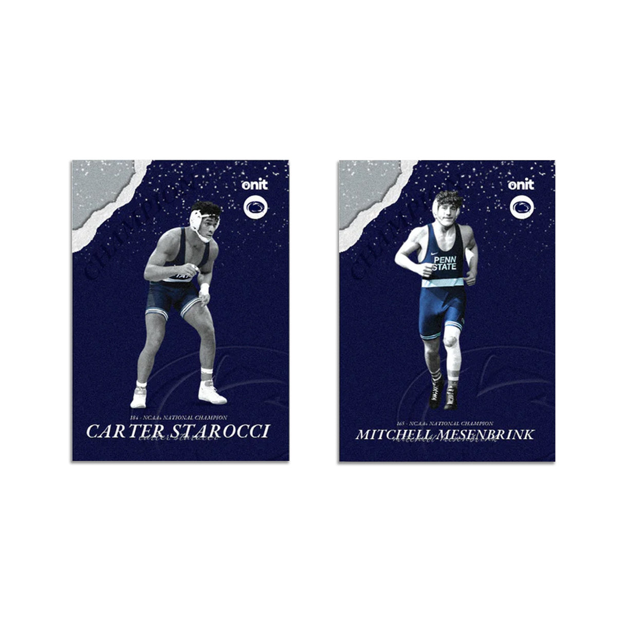 Penn State 2025 Wrestling National Champs 37 Count Trading Card Box
