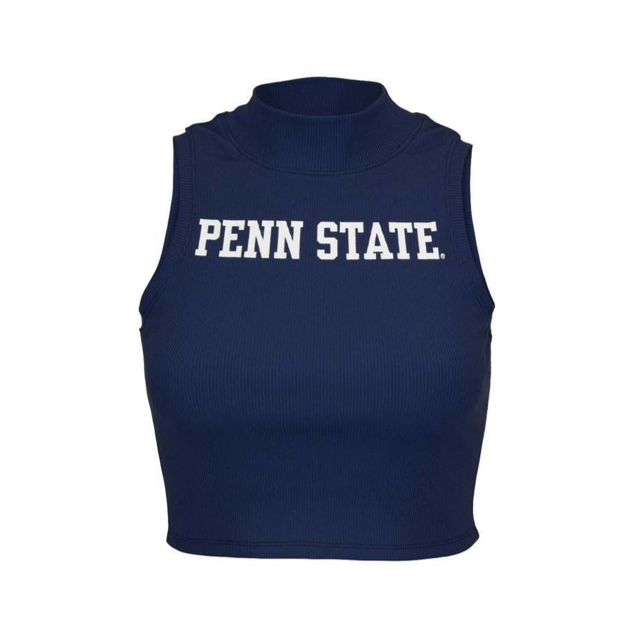 Penn State Women's Mock Neck Cropped Tank