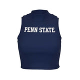 Penn State Women's Mock Neck Cropped Tank