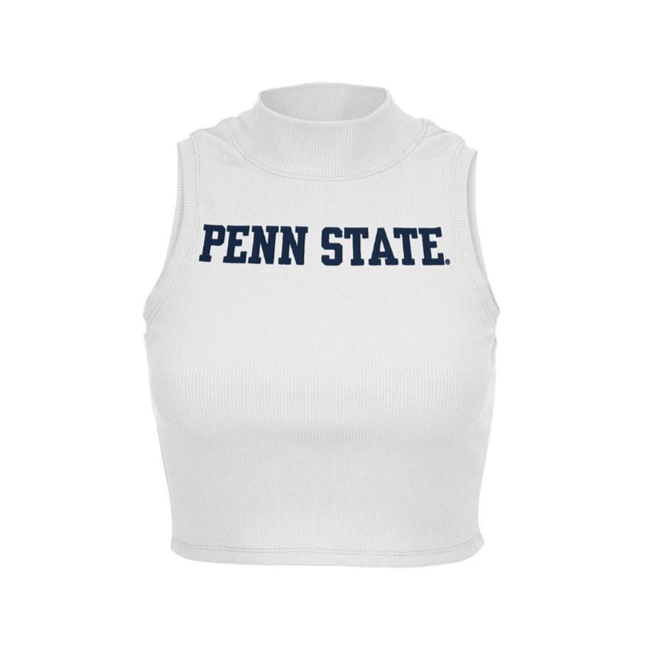Penn State Women's Mock Neck Cropped Tank