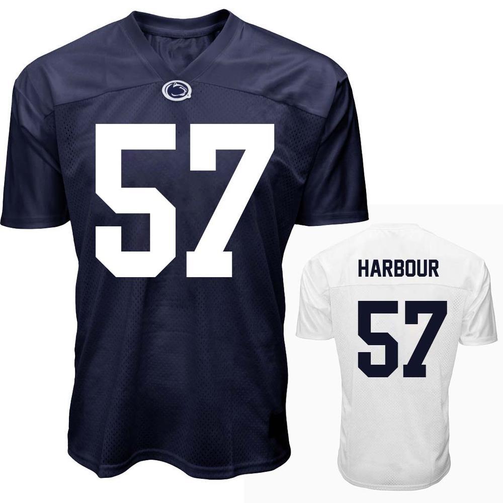 Penn State Youth NIL Donnie Harbour #57 Football Jersey