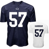 Penn State Youth NIL Donnie Harbour #57 Football Jersey