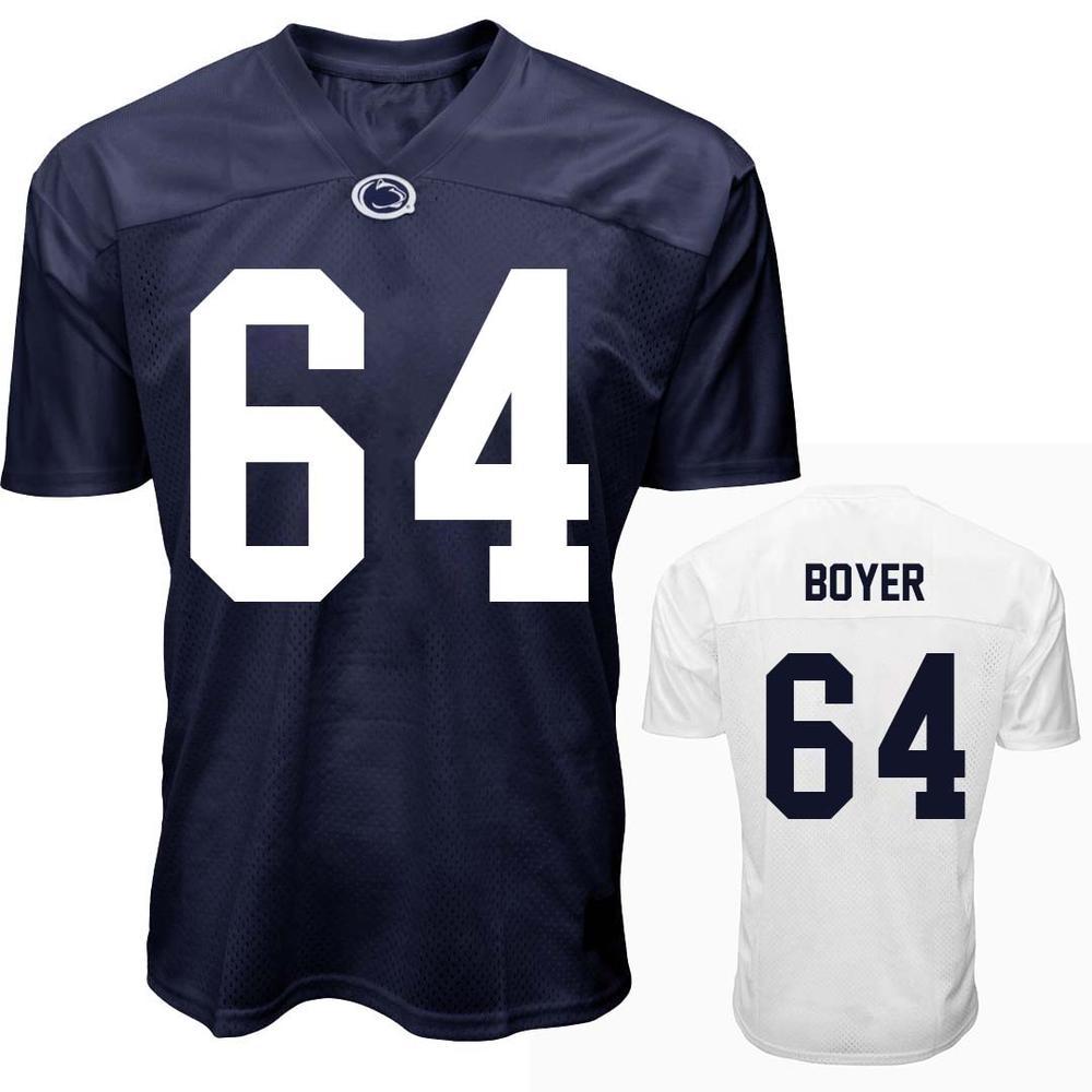 Penn State NIL Eagan Boyer #64 Football Jersey