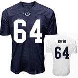 Penn State NIL Eagan Boyer #64 Football Jersey