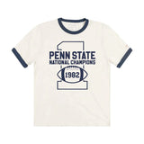 Penn State Homefield 1982 Football National Champions Ringer T-Shirt