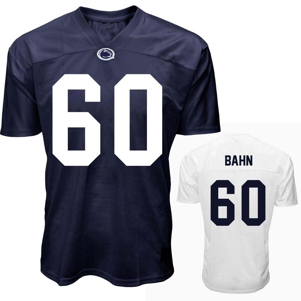 Penn State NIL Logan Bahn #60 Football Jersey