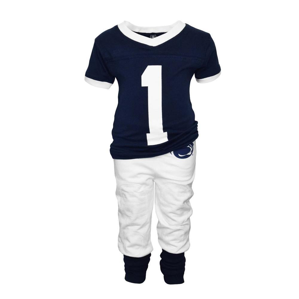 Penn State Toddler Football Uniform PJ Set