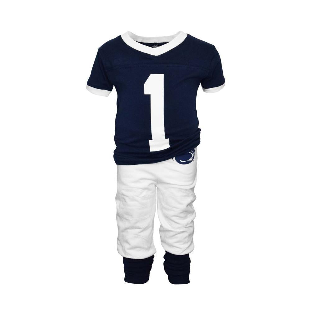 Penn State Infant Football Uniform PJ Set