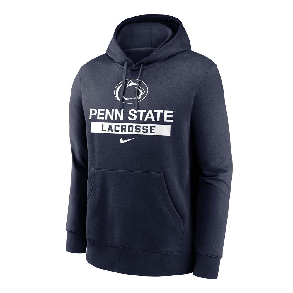 Penn State Nike Lacrosse Fleece Hooded Sweatshirt