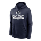 Penn State Nike Lacrosse Fleece Hooded Sweatshirt
